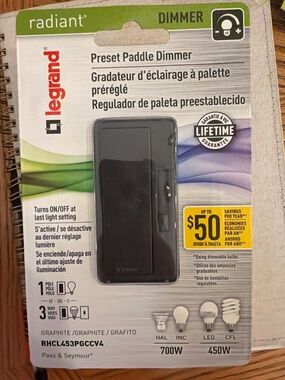 NWT Legrand Radiant Dimmer